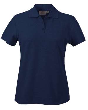 USA Made Ladies' Cotton Stretch Polo Shirt