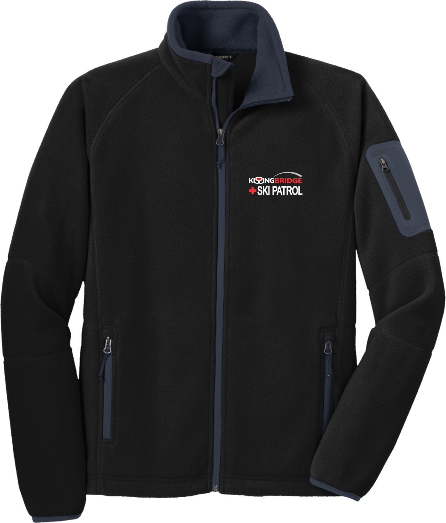 J229 KB Patrol Enhanced Fleece Jacket Black/Grey
