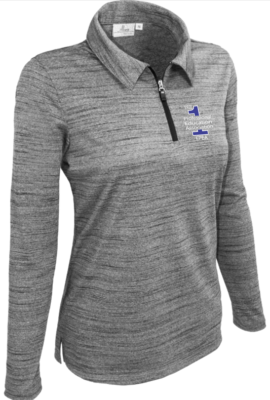 USA Made 1/4 Zip Long Sleeve Womens