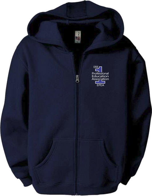 USA Made 10oz. Suedes Full Zip Hoodie